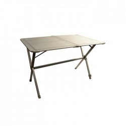 Table clayette aluminium 4 places